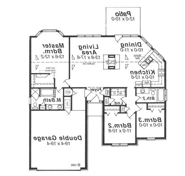 Floor Plan image of GLENLAKE House Plan